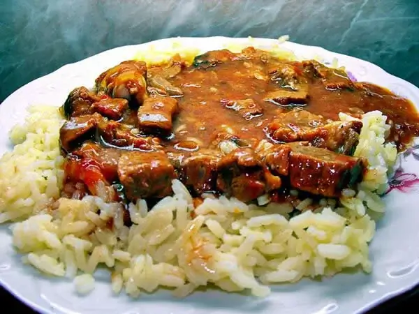 Pirinçli Bulgar kebabı